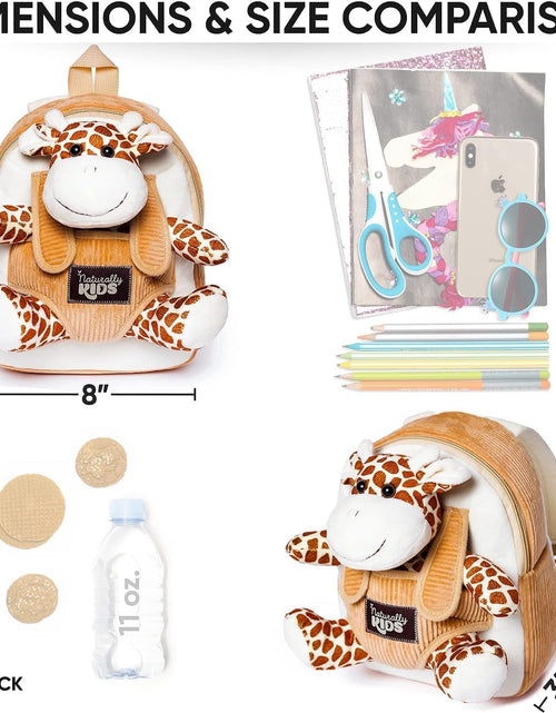 Load image into Gallery viewer, Giraffe Backpack, Giraffe Toy for Toddler, Giraffe Stuffed Animal, Giraffe Gifts
