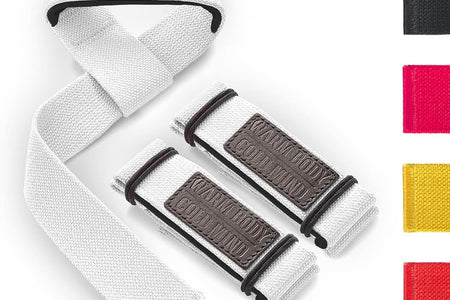 Lasso Lifting Wrist Straps for Cross Training - Rated at 770 Lb - Hand Wraps for Olympic Weightlifting, Powerlifting, Weight Lifting, Bodybuilding Strength Deadlift Gym Bar, Cotton