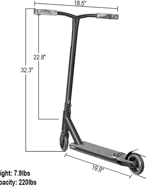 Load image into Gallery viewer, Pro Scooters Trick Scooter - Freestyle 110Mm Aluminium Core Wheels &amp; ABEC-9 Stunt Scooters for Kids 8 Years and up Entry Level Scooter for Beginner Boys Girls Teens Adults
