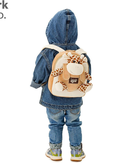 Load image into Gallery viewer, Giraffe Backpack, Giraffe Toy for Toddler, Giraffe Stuffed Animal, Giraffe Gifts
