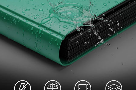 Trading Card Pro-Folio, 9-Pocket Side-Loading Pages, Holds 360 Cards, Dark Green