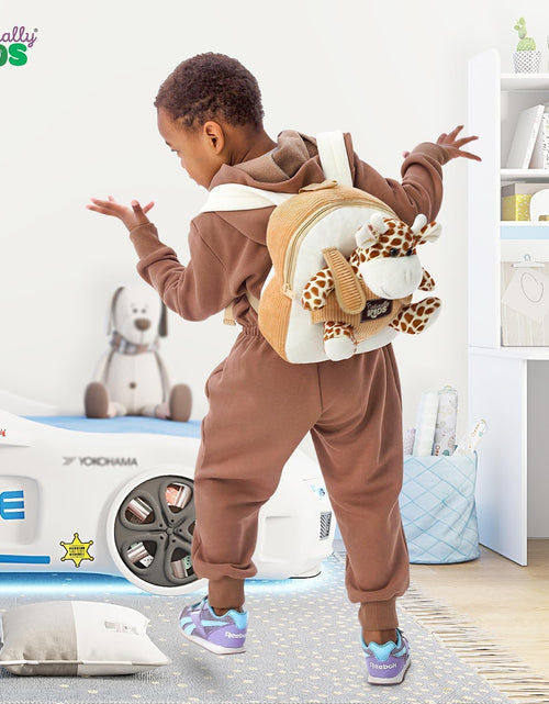 Load image into Gallery viewer, Giraffe Backpack, Giraffe Toy for Toddler, Giraffe Stuffed Animal, Giraffe Gifts
