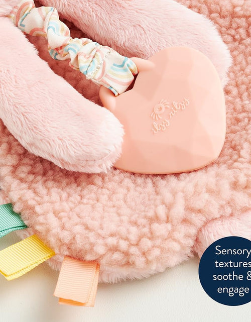 Load image into Gallery viewer, - Itzy Lovey Including Teether, Textured Ribbons &amp; Dangle Arms; Features Crinkle Sound, Sherpa Fabric and Minky Plush; Bunny
