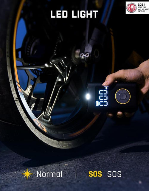 Load image into Gallery viewer, TireMaster Portable Tire Inflator – Smart ON/OFF Hose Design for Effortless Inflation Anywhere
