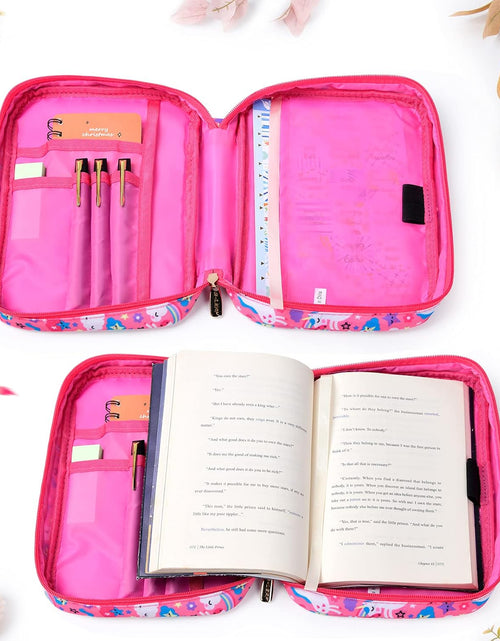 Load image into Gallery viewer, Bible Cover for Women,Bible Cases,Book Cover,Bible Bags Floral Pattern with Handle Fits for Standard Size Bible
