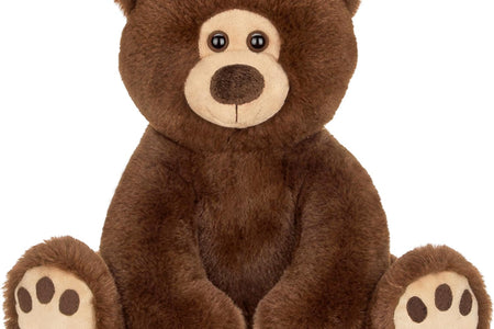 Bearington Lil' Barnaby Teddy Bear Stuffed Animal - 11.5" Soft and Cuddly Brown Bear Plush Toy with Weighted Bottom - Cute Stuffed Animal Teddy Bears Gift for Kids, Plush Collectors and Baby Showers
